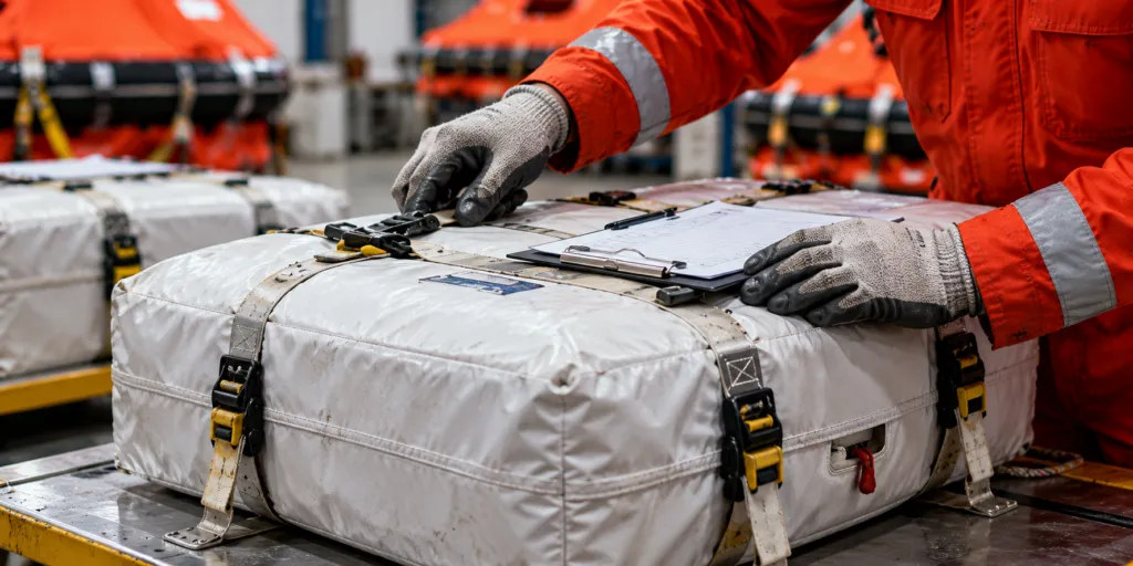 Inflatable Liferaft Services 13 Repacking
